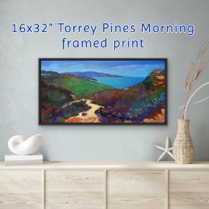16x32 TORREY PINES MORNING print