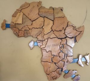 Map of Africa - Legacy signature