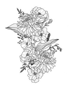 Barbers floral arrangement