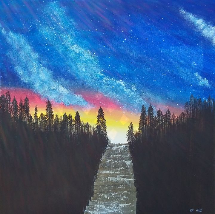 A pathway to stars - GraemesArt - Paintings & Prints, Astronomy & Space ...