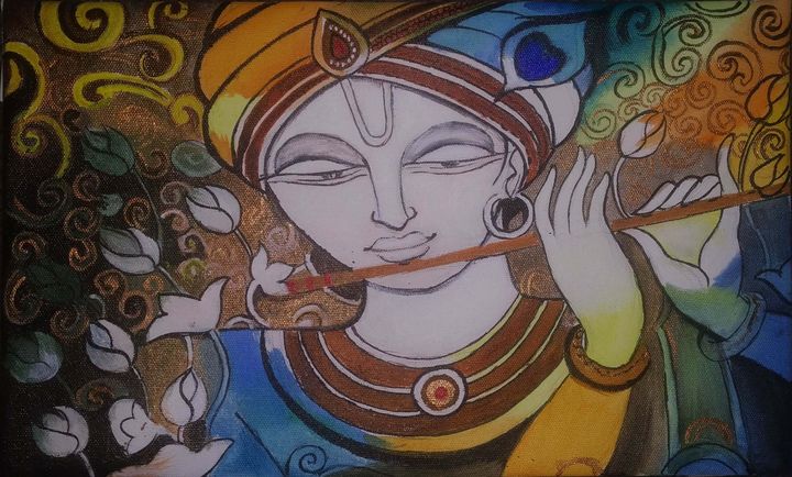 Krishna painting - Kalpriya art gallery