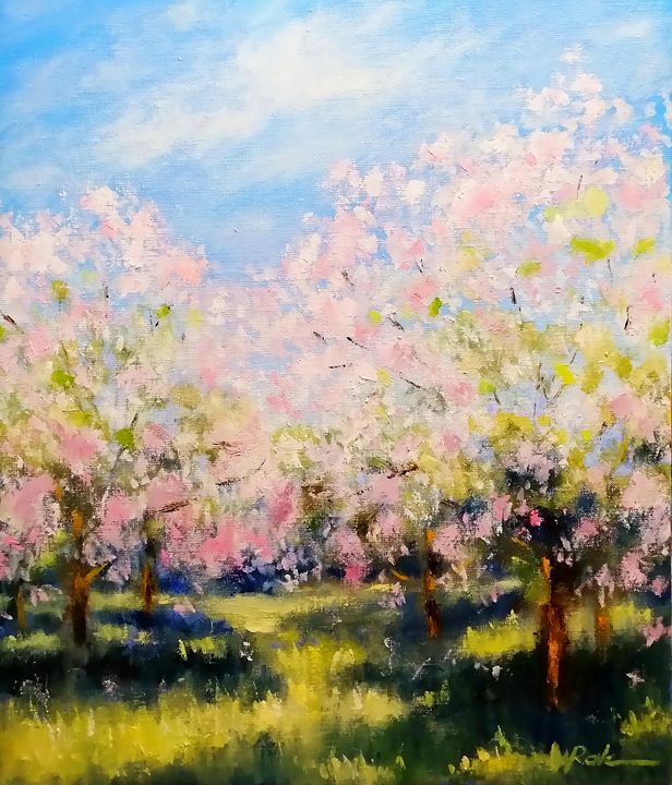 Spring mood - Oleh Rak - Paintings & Prints, Landscapes & Nature ...