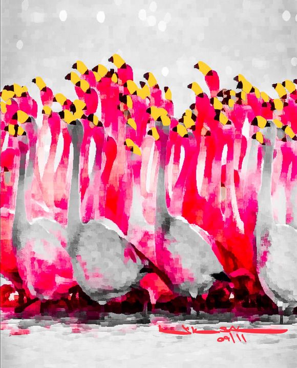 Flamingos - AKG