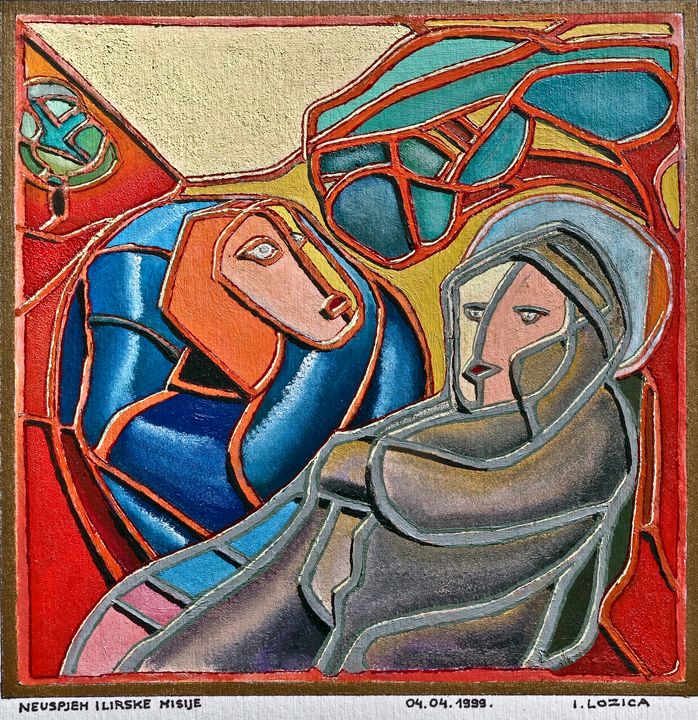 FIASCO OF THE ILLYRIAN MISSION - Ivan Lozica - Paintings & Prints