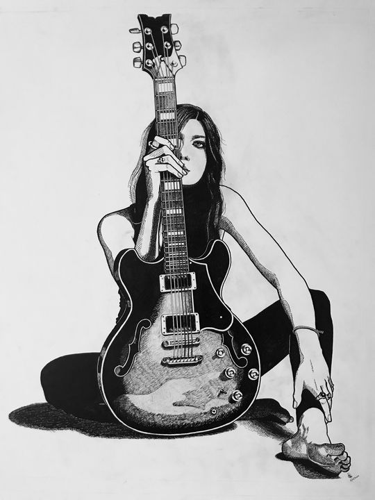 Guitar Mandala Art by artistamitkumar on DeviantArt