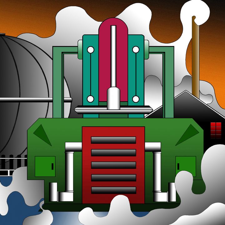 Big Green Mean Machine - Roy Isaacs - Drawings & Illustration ...