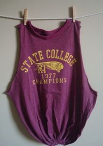 College Recycled T-shirt Tote Bag