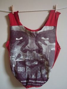 Obey Recycled T-shirt Tote Bag