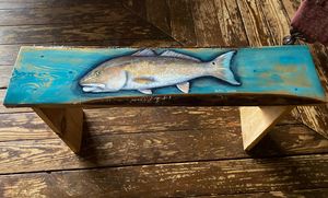 Redfish Rustic Bench