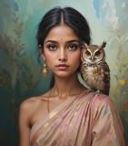 South Indian Woman-Innocent Gaze