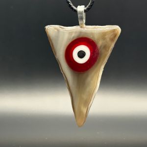 Eye of Protection Glass Pendant - Fused Glass Jewelry by Rich LaVere