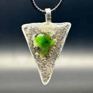 Handmade Fused Glass Pendant - Fused Glass Jewelry by Rich LaVere