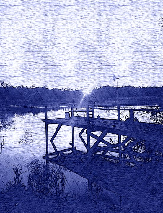 Lake Scoops Digital Art & AI, Landscapes & Nature, Lakes & Ponds