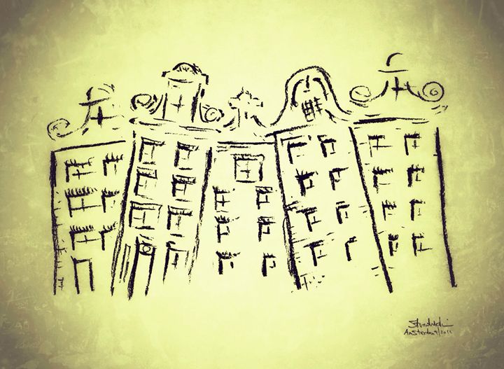 Lady Houses Of Amsterdam Stuart S Art Gallery Drawings