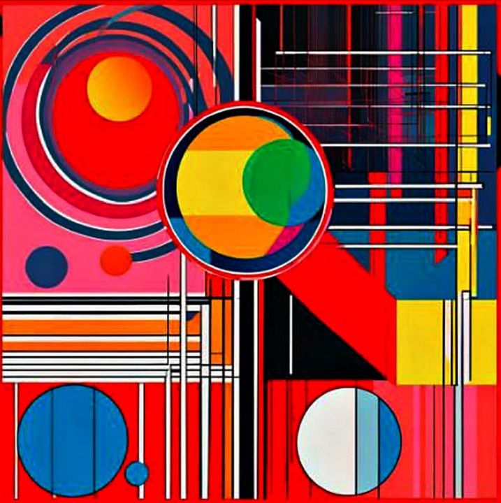 Geometrika 79 - George Hutton Hunter Contemporary Artist - Paintings ...