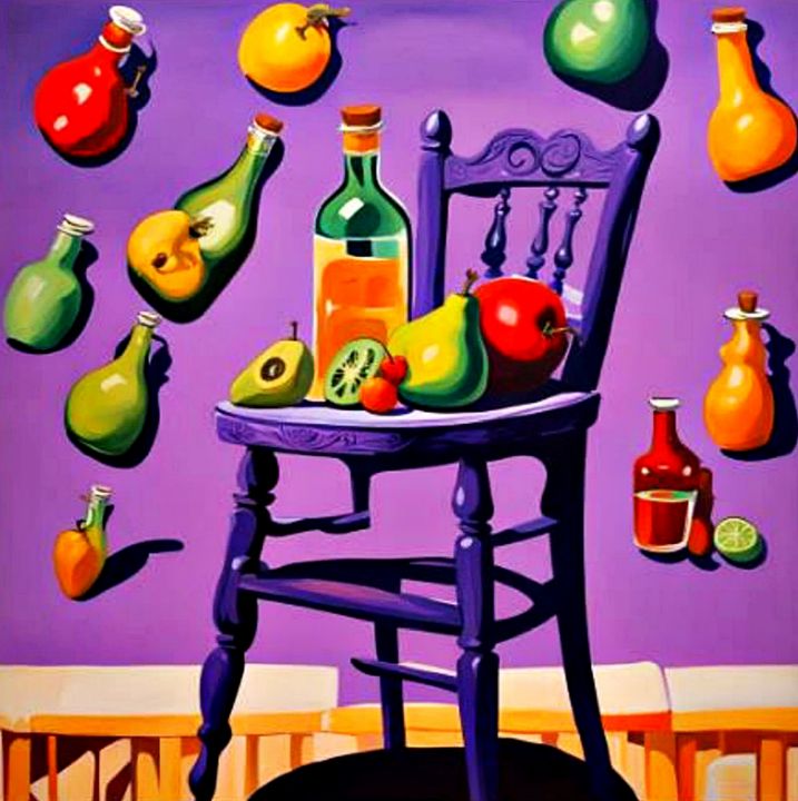 Still Life with Bottles 8 - George Hutton Hunter Contemporary Artist ...