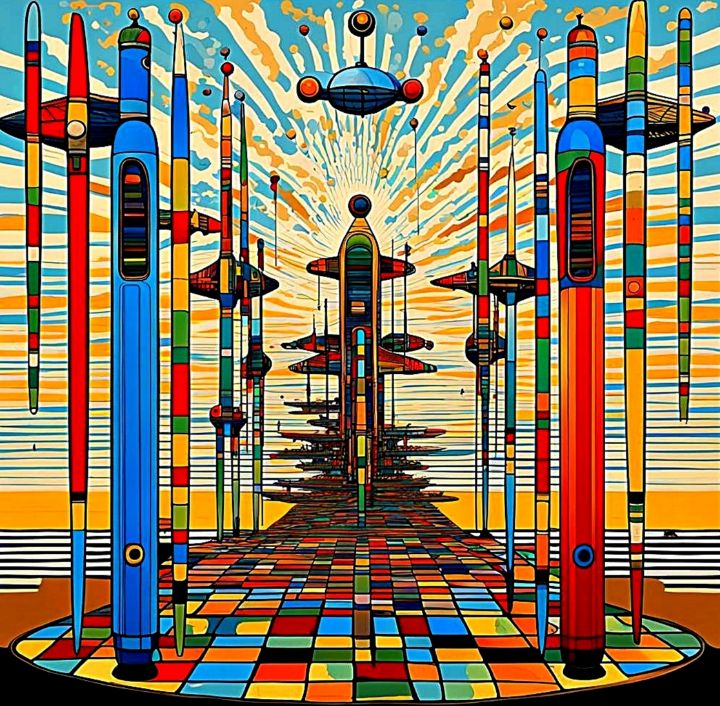 Volo 1 - George Hutton Hunter Contemporary Artist - Paintings & Prints ...