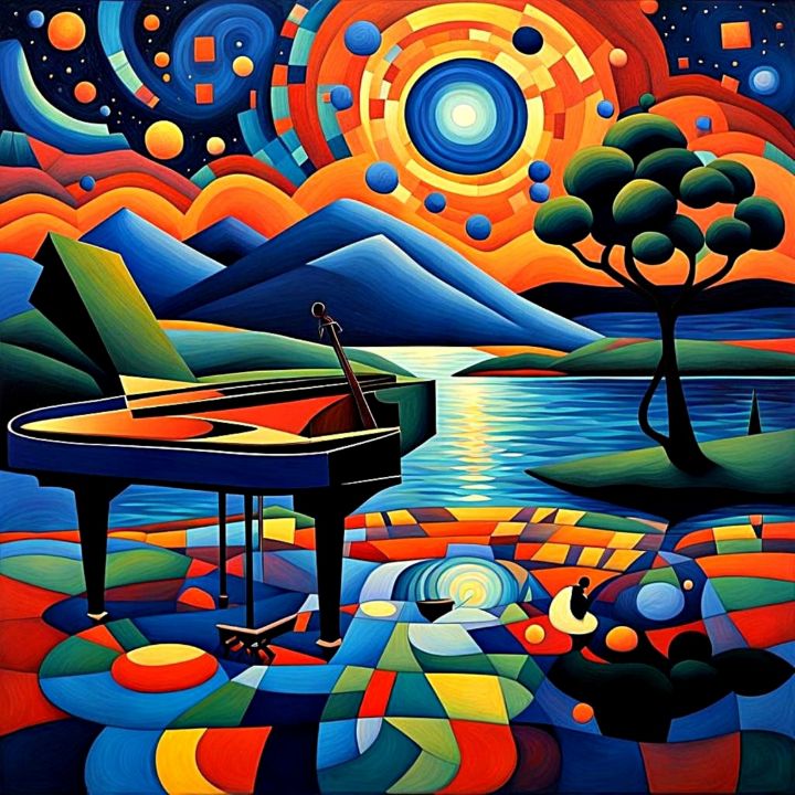 The Piano waits 2 - George Hutton Hunter Contemporary Artist ...
