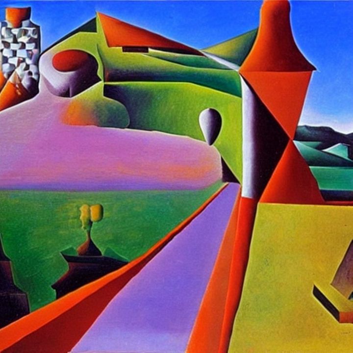 Along the Incan Canal - George Hutton Hunter Contemporary Artist ...