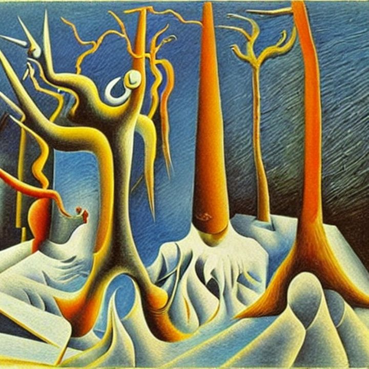 Snow covered landscape - George Hutton Hunter Contemporary Artist ...