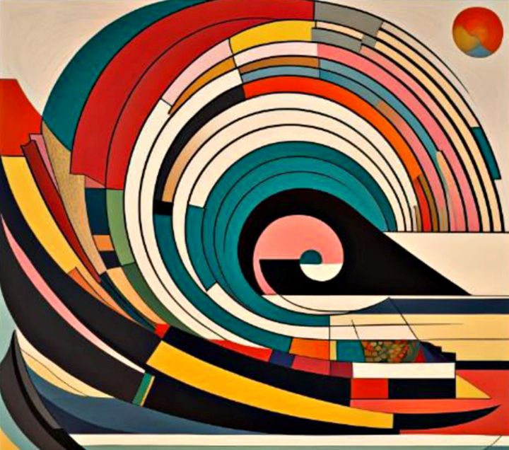 Boat with giant wave - George Hutton Hunter Contemporary Artist ...