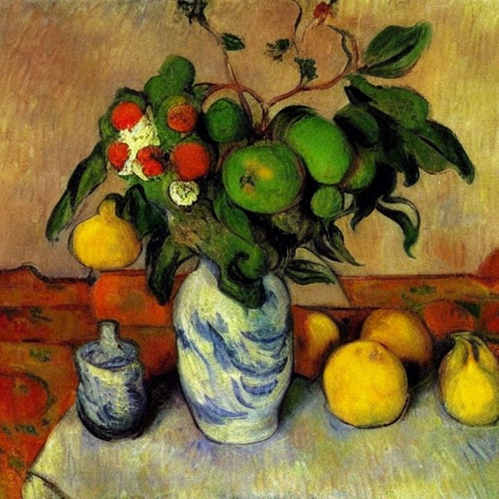 Vase with fruit - George Hutton Hunter Contemporary Artist - Paintings ...