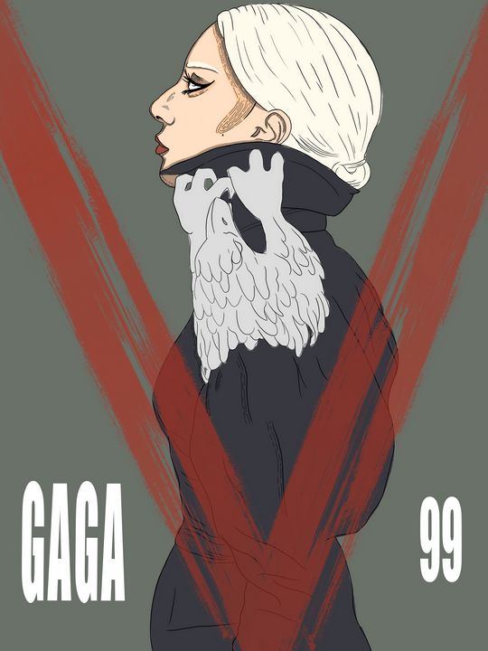 Lady Gaga V Magazine 99 - Clayton Daugherty
