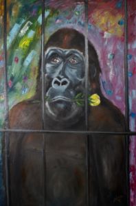 Melancholy behind bars - Lidu's Arts