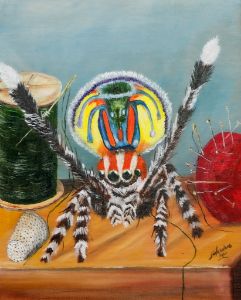 ARTCANVAS Tarantula orders Spider Black White Canvas Art Print