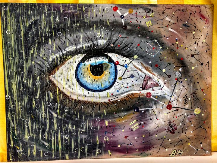 Eye of a dormant neuroscientist - Artsy Baddy