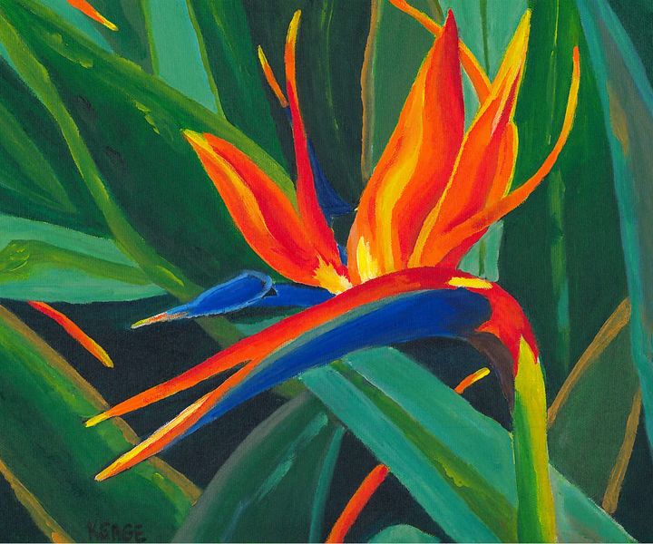 Bird Of Paradise - Kathy Sage Art