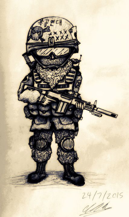 Black Skull Regiment militiaman - My gallery...?