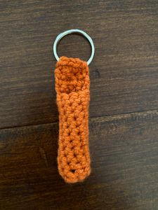 Crochet Chapstick Keychain