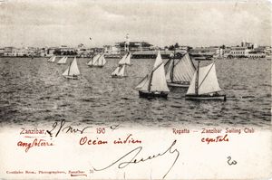 Zanzibar sailing 1904