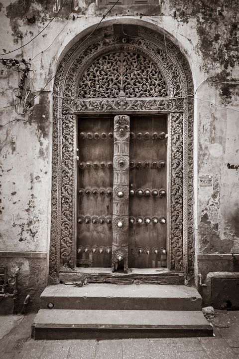Zanzibar old royal door - Robin Batista Zanzibar