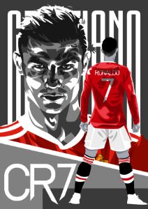 Cristiano Ronaldo in Red