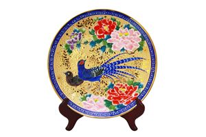 Mikado pheasant with Gilt Plate - EternalArtist