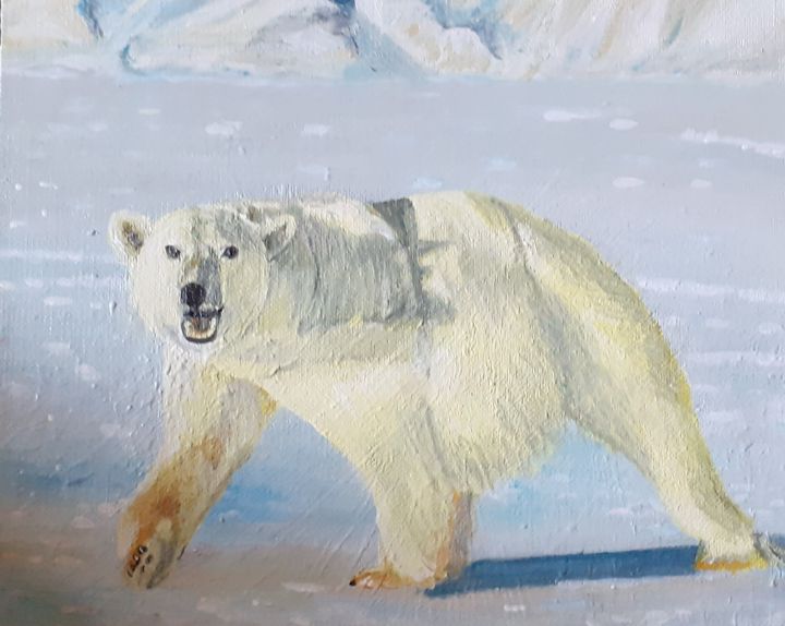 Polar Bear Acrylic order Painting