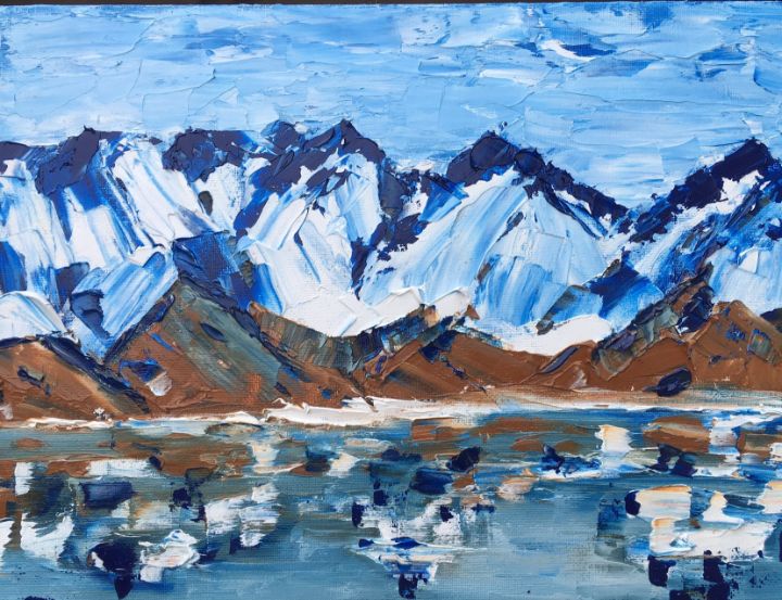 Winter in Cadrona - Erica Fairbank Art