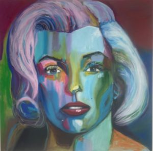 Colorful Girl Painting Art 53996 - Blue Digital Studio - Paintings &  Prints, People & Figures, Portraits, Female - ArtPal