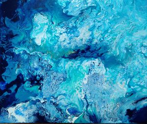 Ocean fluid painting