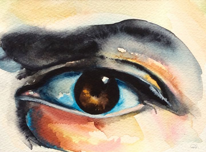 Eye - Robert Czibi Art - Paintings & Prints, People & Figures, Love ...