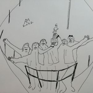 Sketch of the Maiden Crew