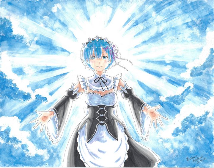 Rem drawing in 2023  Anime drawings, Anime sketch, Anime art