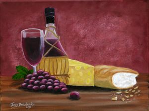 WINE & CHEESE - Lbi Artist Tony Desiderio