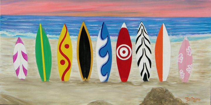 SURF BOARDS - Lbi Artist Tony Desiderio