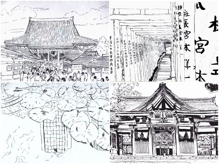 The House - The Fine Black Pen - Drawings & Illustration, Buildings &  Architecture, City, Other City - ArtPal