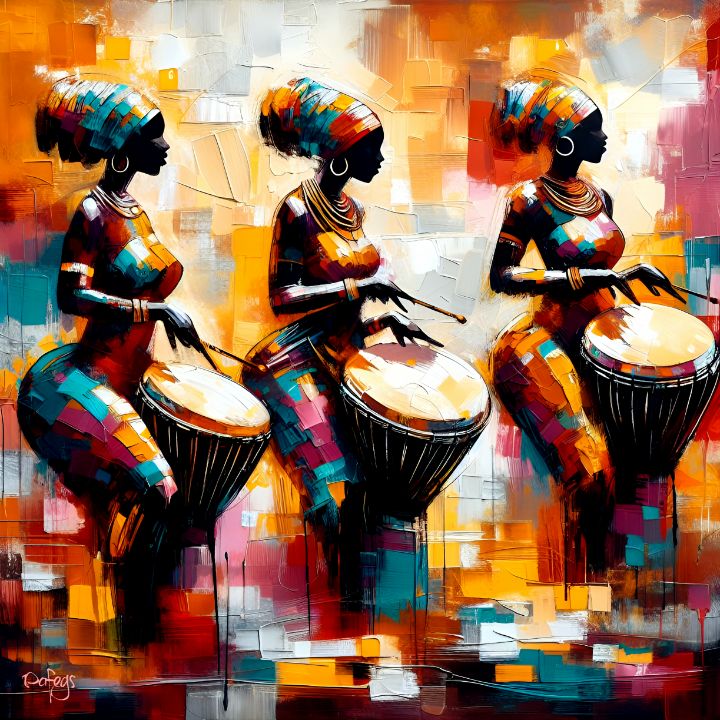 Harmony - Don Pafegs - Paintings & Prints, Ethnic, Cultural, & Tribal ...