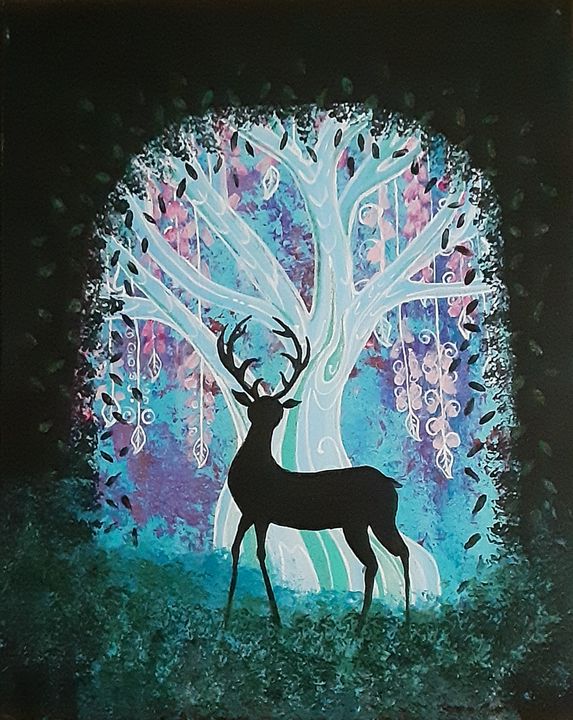 Whimsical Tree Canvas Painting Ideas 30 DIY Mixed Media Tree Art