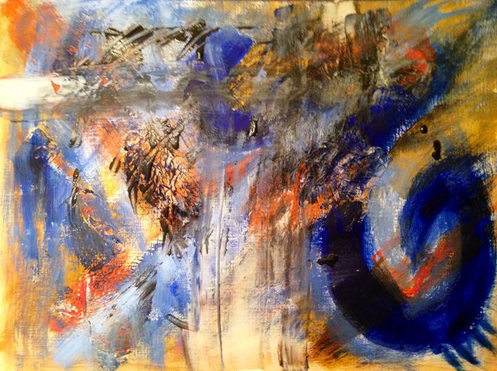 Onward - Art by Denise Hayden - Paintings & Prints, Abstract, Irregular ...